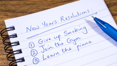 New Years Resolutions - Depositphotos