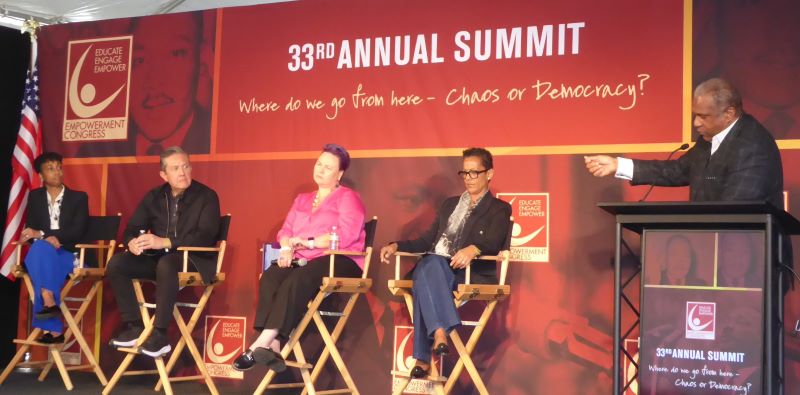 Charles R. Drew Univ. hosted the Empowerment Congress Summit // Philanthropy Panel: Photo Credit, Ricky Richardson 