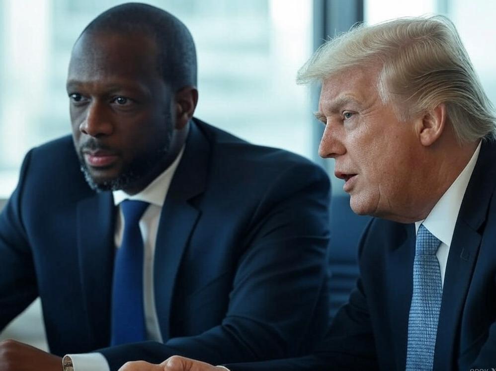 Pras Michel and Donald Trump - via Grok AI