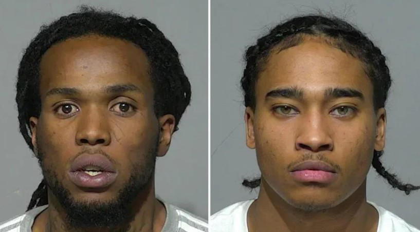 Malik Harrell and Stephon Mosby mugshots