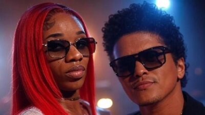 Sexyy Red and Bruno Mars - via Grok AI