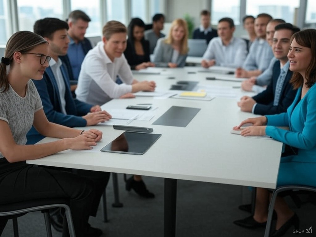Office workers