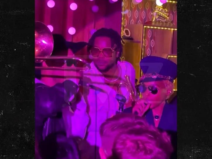 Janelle Mon&aacute;e&rsquo;s Grammy after-party freestyle takes aim at Nelly. // Anderson .Paak and Janelle Monae