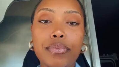 USPS mail carrier Ari-B (TikTok screenshot)