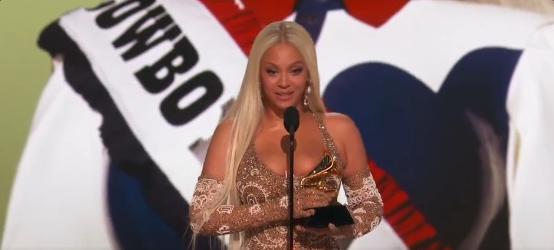 Beyonc&eacute; wins Best Country Album for Cowboy Carter at Grammys // accepts Grammy for Best Country Album