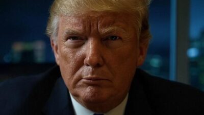 Donald Trump (scowling) - via Grok AI2