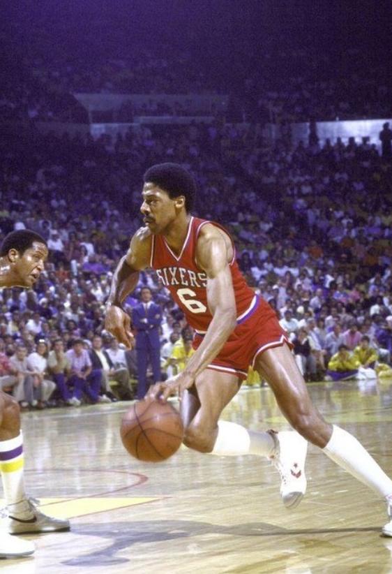 Dr J. - Julius Erving in action - via Instagram