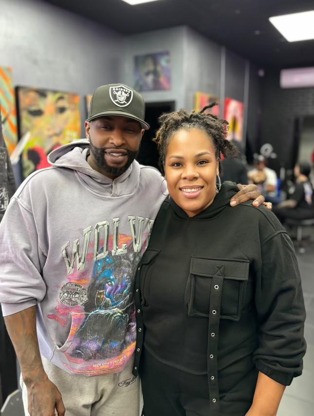 JaQuitta Robinson and Black Ink (photo courtesy MoneyLynnPR)