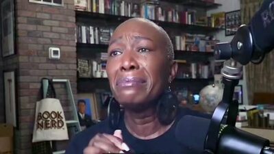 Joy Reid crying