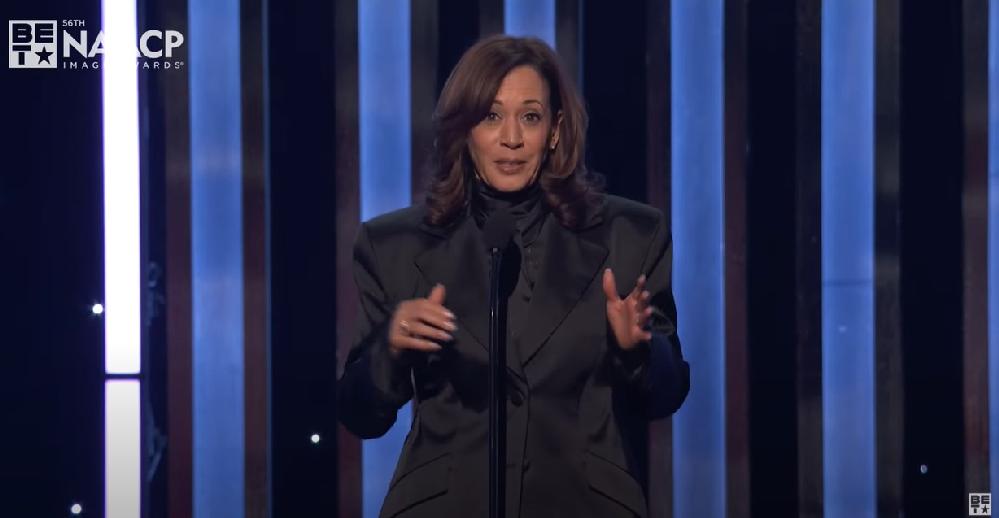 Kamala Harris at 2025 NAACP Image Awards