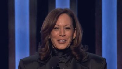 Kamala Harris at 2025 NAACP Image Awards - screenshot