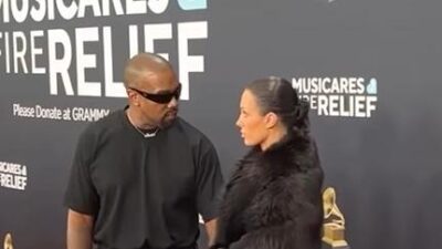 Kanye West and Bianca Censori - via Instagram screenshot