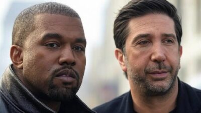 Kanye west and David Schwimmer - via Grok AI