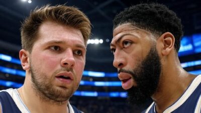 Luka Doncic and Anthony Davis - via Grok AI