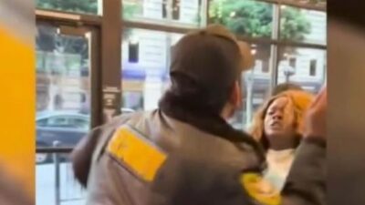 Taco Bell customer and security guard who slapped her