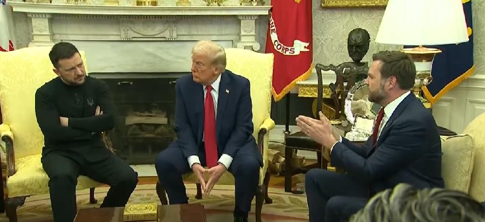 Trump Zelenskyy clash // Zelenskyy Trump Vance - screenshot