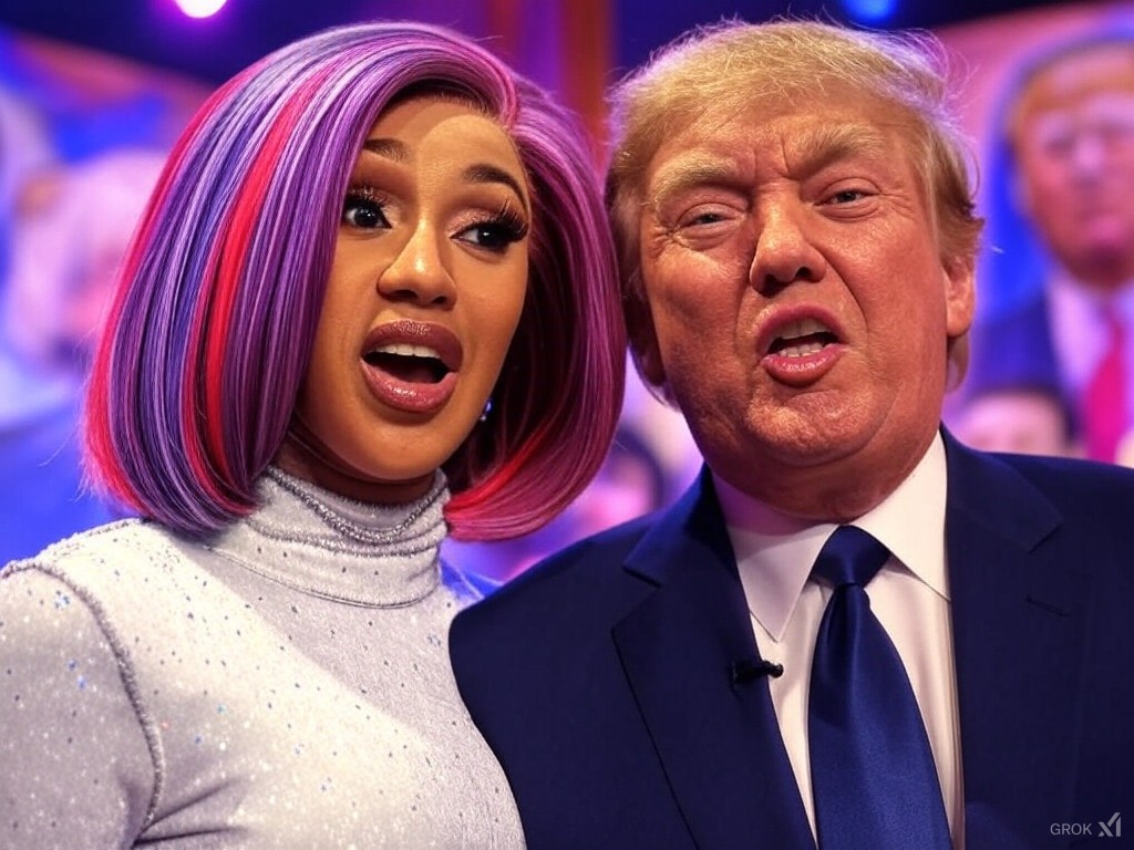 Cardi B Criticizes Trump for Super Bowl Visit