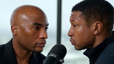 Charlamagne tha God and Jonathan Majors - via Grok AI