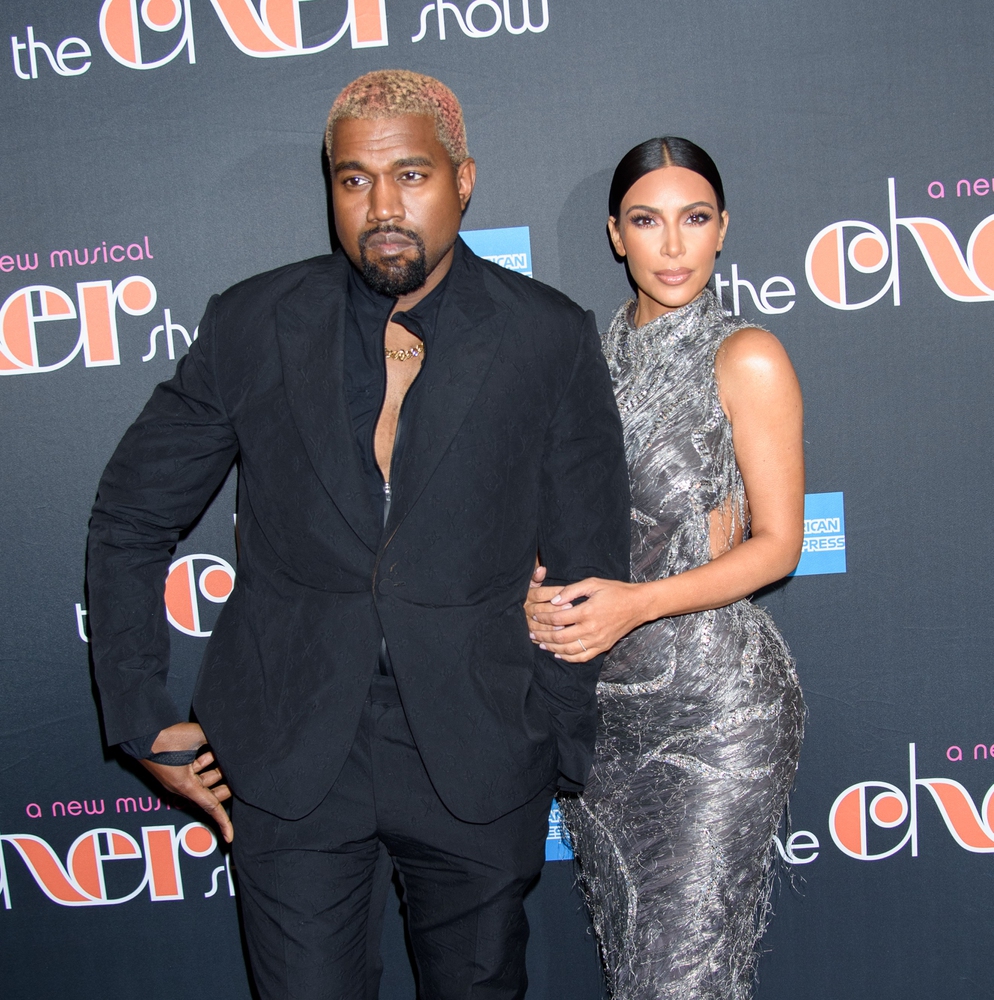 Kanye West and Kim Kardashian