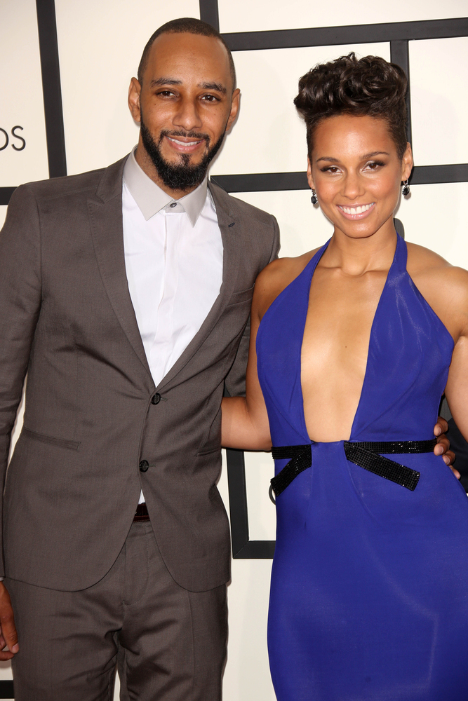 Swizz Beatz and his wife Alicia Keys