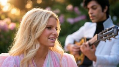 Jessica Simpson and Prince - via Grok AI