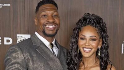 Jonathan Majors and Meagan Good