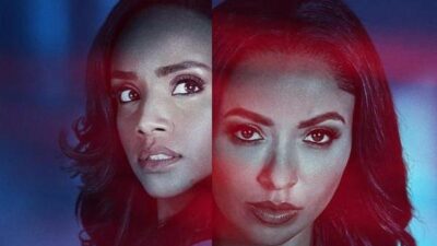Kat Graham and Meagan Tandy in Duplicity - via Prime Video
