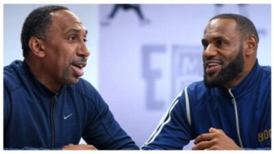 Stephen A. Smith and LeBron James - AI generated