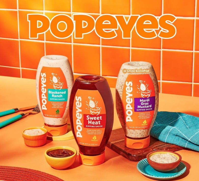 Popeyes Brings Its Signature Sauces to Grocery Stores Nationwide