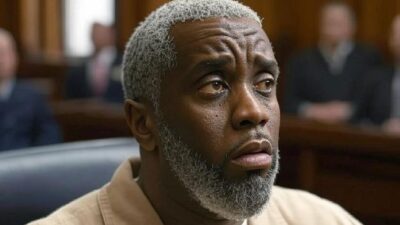 Sean Diddy Combs (with gray hair & beard) - via Grok AI