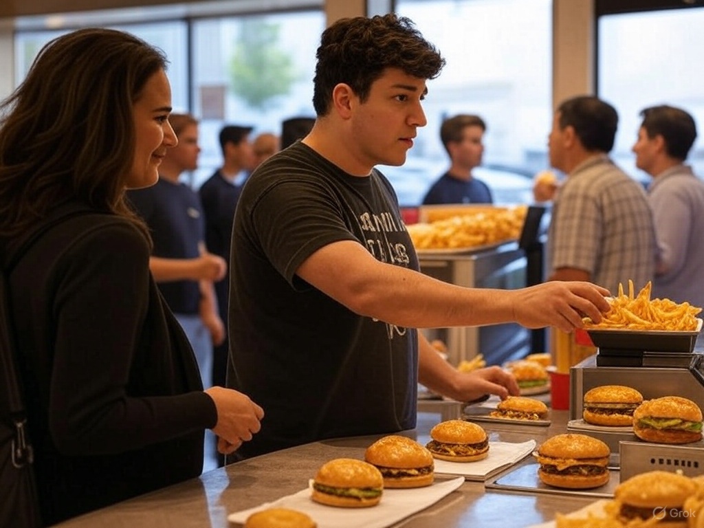 fast food buffet