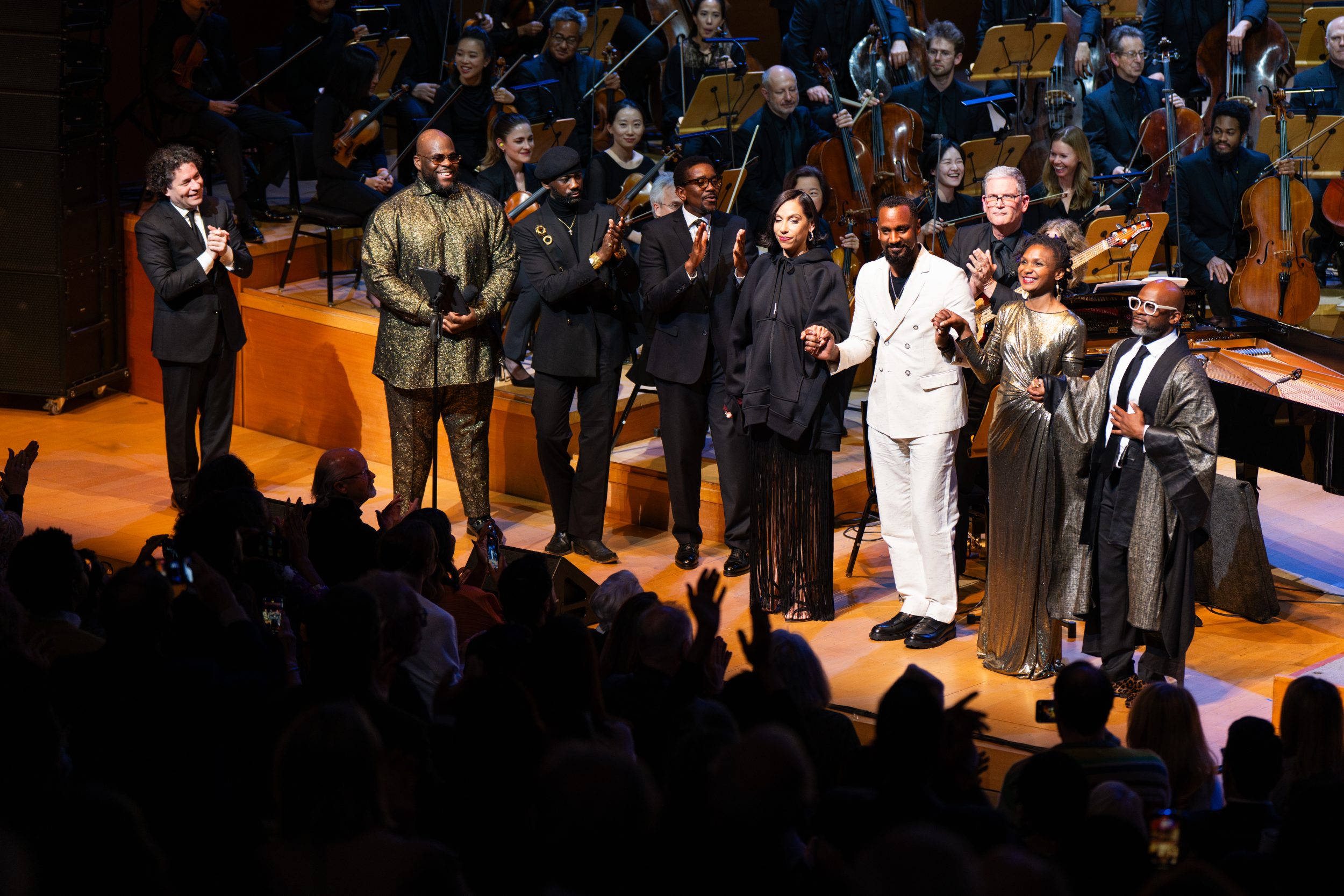 Gustavo Dudamel welcomes Carlos Simon&rsquo;s &ldquo;Good News Mass&rdquo; at LA Phil April 2025.