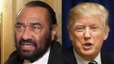 Al Greene and Donald Trump via screenshot/Depositphotos