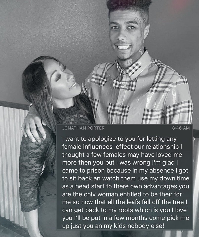 Blueface apologizes to his mother
