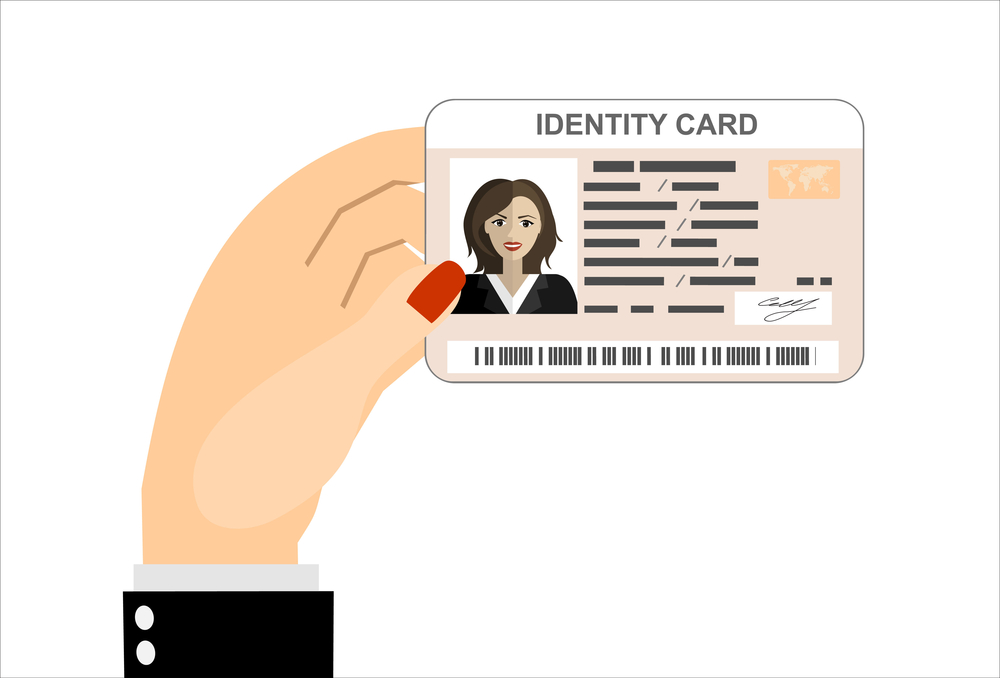 Identity card, vector illustration concept design 