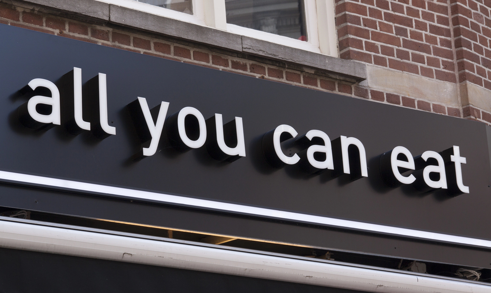 All you can eat — Stock Editorial Photography