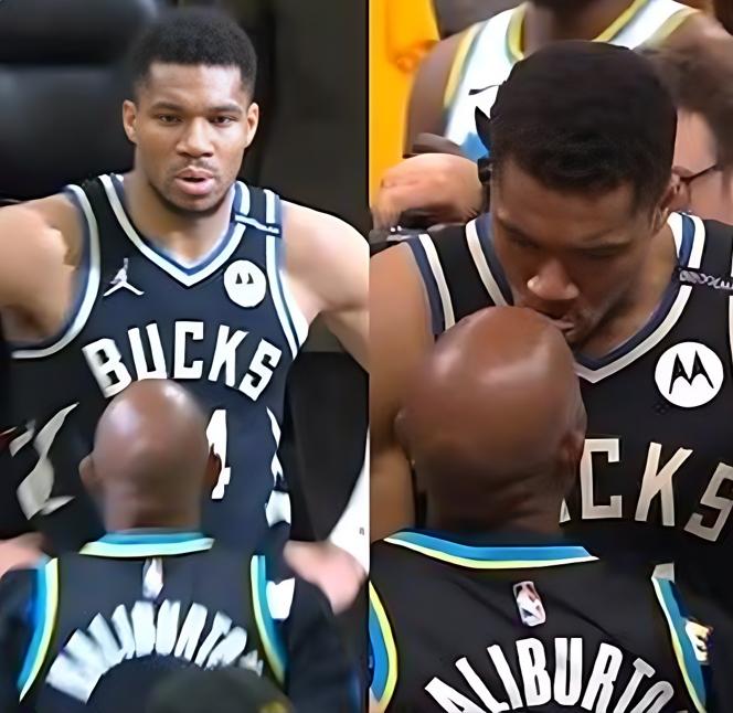 Giannis and John Haliburton face off - screenshot
