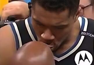 Giannis and John Haliburton face off - screenshot