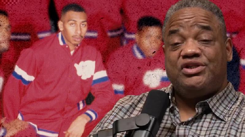 Jason Whitlock with WSSU B-ball player Stephen A Smith