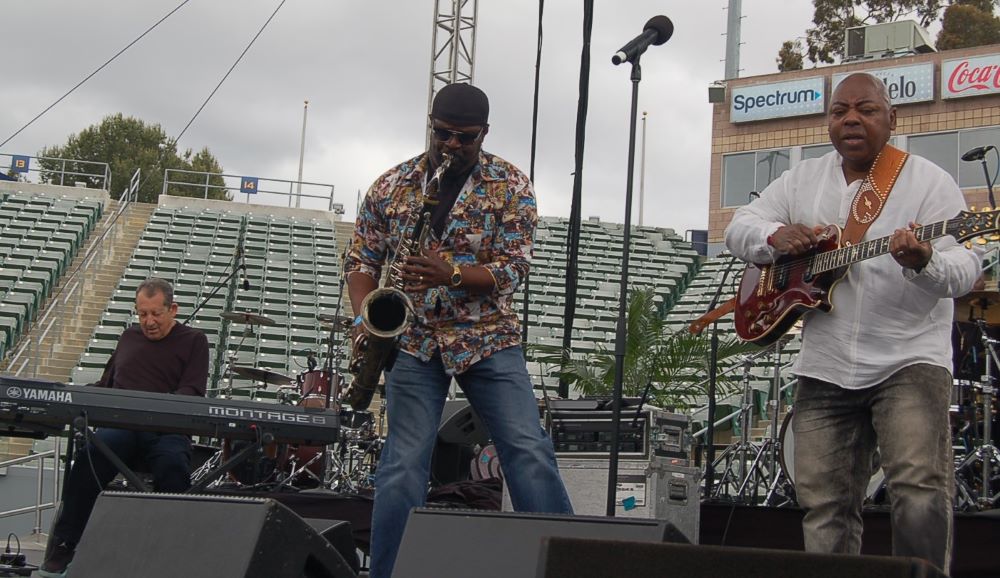 Dymally International Jazz Festival 2025 // Jazz Funk Soul- Jeff Lorber, Everette Harp and Paul Jackson Jr. Photo Credit, Ricky Richardson