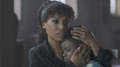 Kerry Washington as Kyrah and Jahleel Kamera as Ky in Shadow Force. Photo Credit: Courtesy of Lionsgate