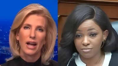 Laura Ingraham and Jasmine Crockett - screenshots