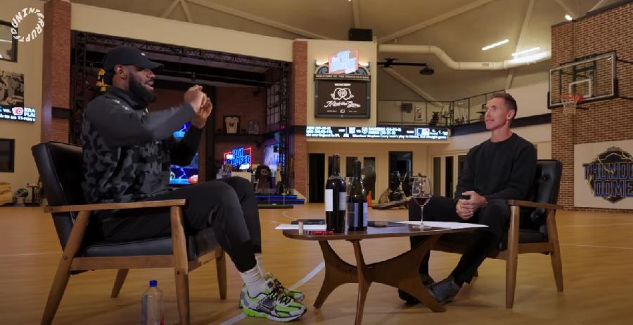 Steve Nash Credits Black, Hip-Hop Culture for NBA Success // LeBron James and Steve Nash - screenshot