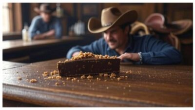 chocolate Cowboy fudge