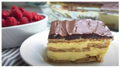 No-Bake Eclair Cake