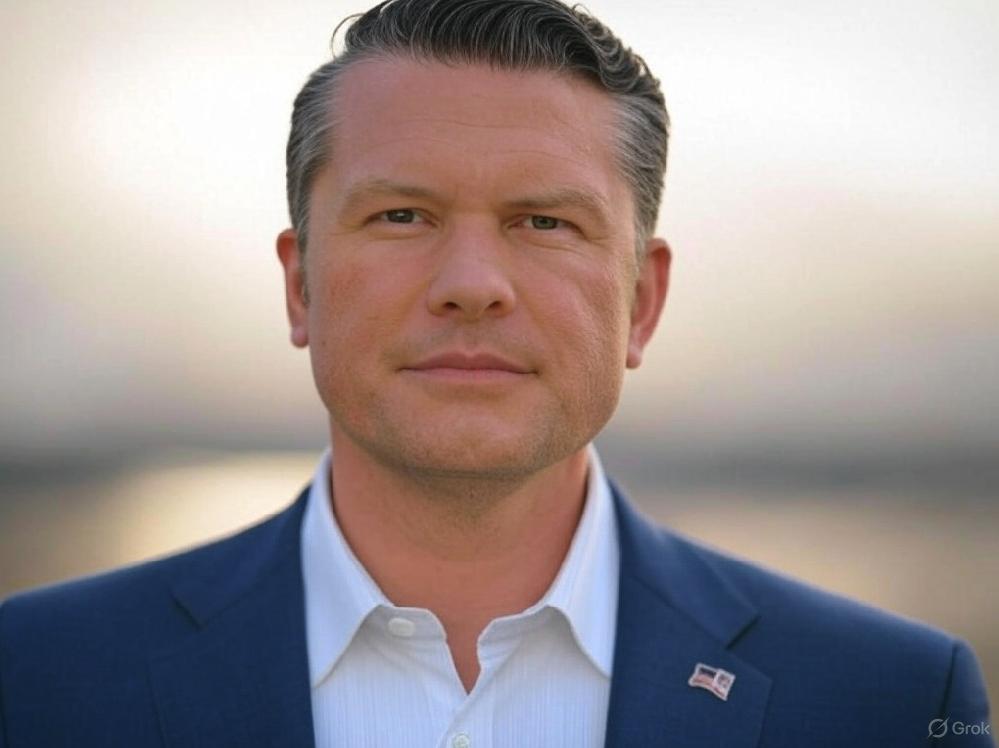 Pete Hegseth - via Grok AI