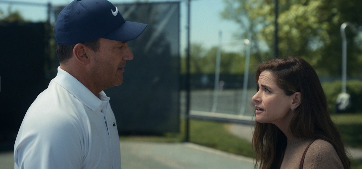 Jon Hamm and Amanda Peete