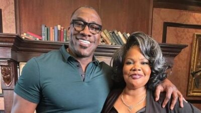 Shannon Sharpe and Mo'Nigue - via Instagram