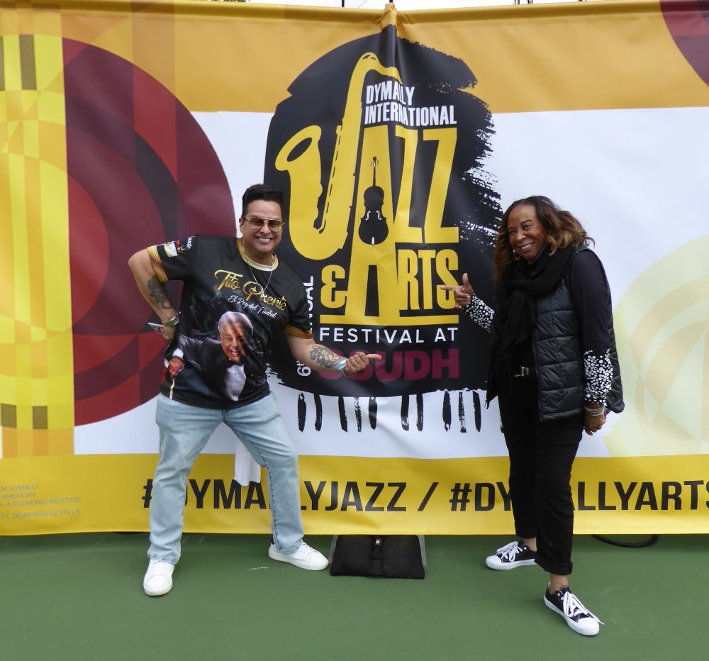 Tito Puente Jr., and Cynthia Mitchell-Heard: Photo Credit, Ricky Richardson