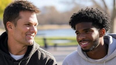 Tom Brady and Shedeur Sanders - via Grok AI